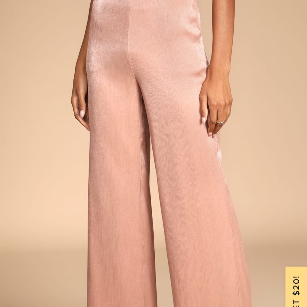 Brand new never worn lulus pants size small pink